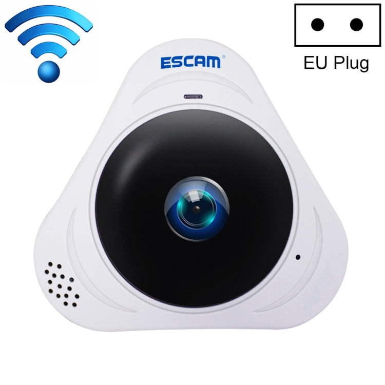 ESCAM Q8 960P 360 Degrees Fisheye Lens 1.3MP WiFi IP Camera, Support Motion Detection / Night Vision, IR Distance: 5-10m, AU Plug, Q8 AU Plug, Q8 EU Plug, Q8 UK Plug, Q8 US Plug ESCAM Q8 960P 360 Degrees Fisheye Lens 1.3MP WiFi IP Camera, Support Motion Detection / Night Vision, IR Distance: 5-10m, AU Plug, Q8 AU Plug, Q8 EU Plug, Q8 UK Plug, Q8 US Plug